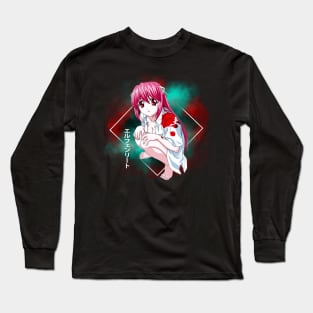 Innocence And Darkness Elfen Lied Manga's Visual Dichotomy Long Sleeve T-Shirt